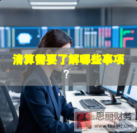 清算需要了解哪些事項(xiàng)？