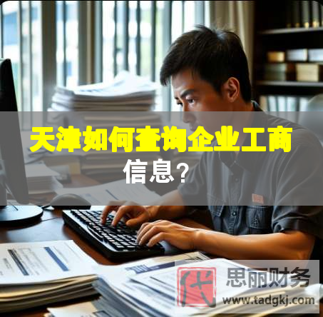天津如何查詢企業(yè)工商信息？